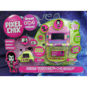 Vintage NEW Pixel Chix 2-in-1 Road Trippin + Love 2 Shop Mattel HTF SEALED⭐️